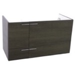 ACF L419-Grey Oak Modern Square 39 Inch Bathroom Vanity Cabinet